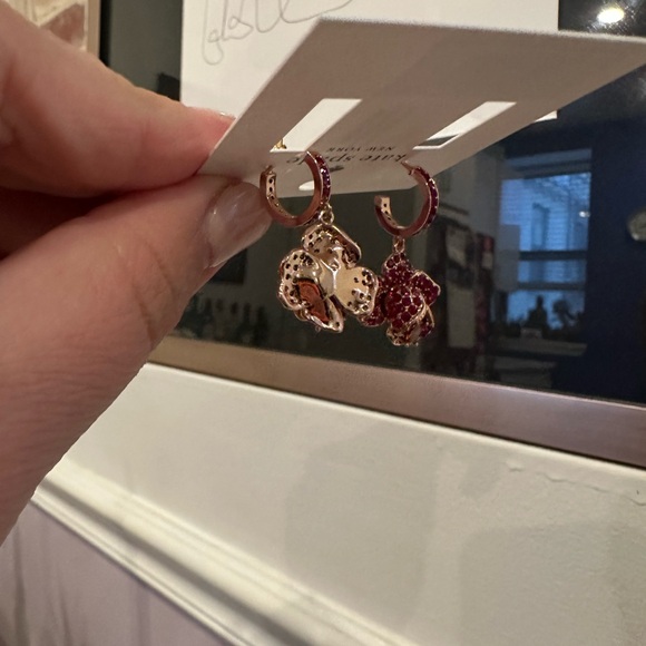Kate Spade Scarlett Blooms Rose Earrings - Picture 5 of 5